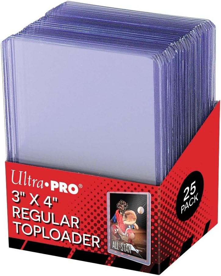 Ultra Pro Top Loader Card Holder - 25 Count | Fits Baseball, Football, Basketball & More