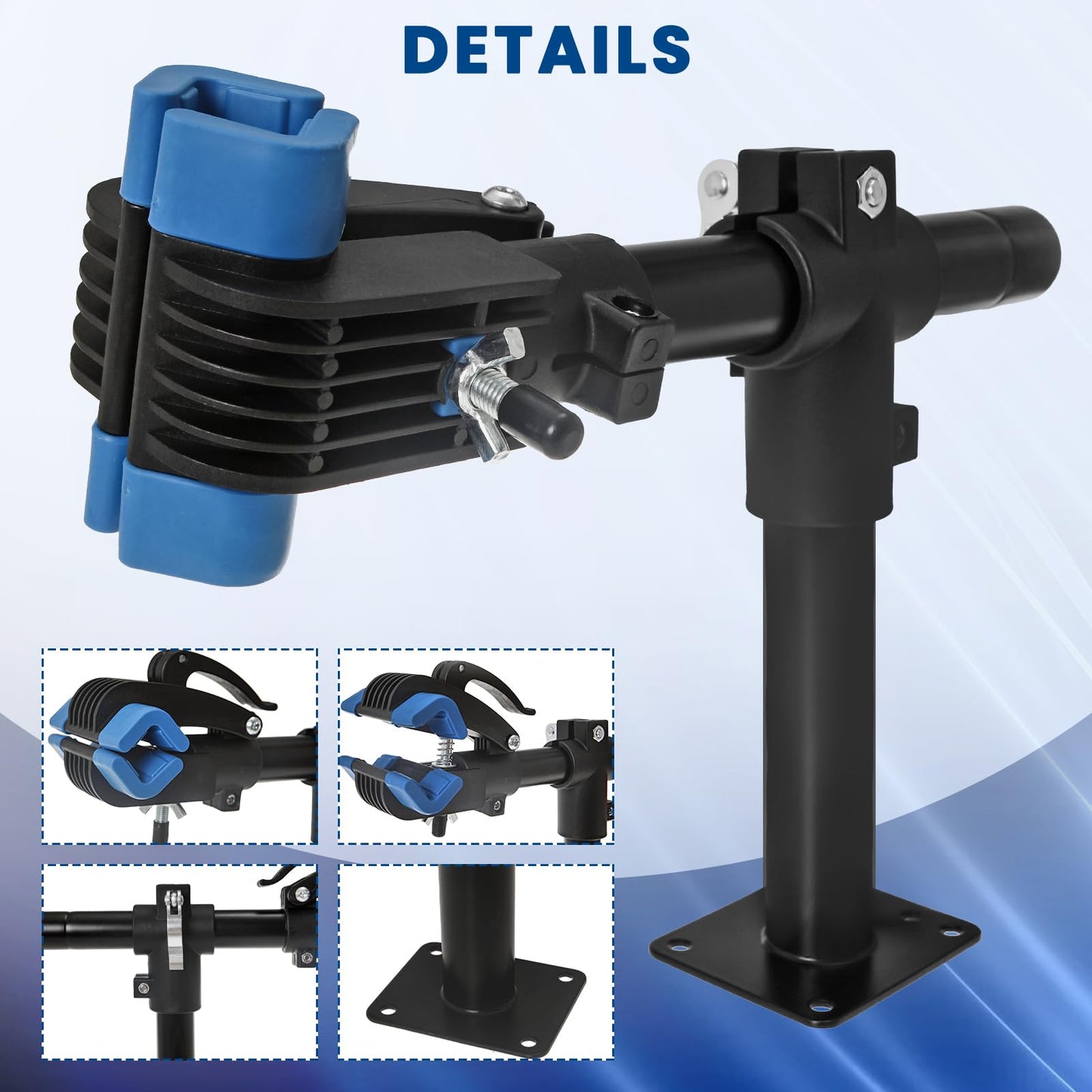 IVWNNN Bike Repair Stand Hold Up to 45 Ibs Bicycle Rack Workstands with Adjustable Clamp for Various Bicycle Maintenance and Repair Bike Work Stand