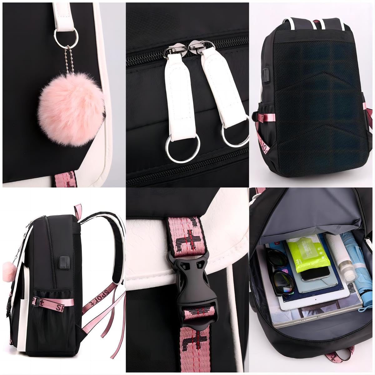 AiHdcy Stray Backpack Merch, fans Book Bag Casual Backpack (Black4)