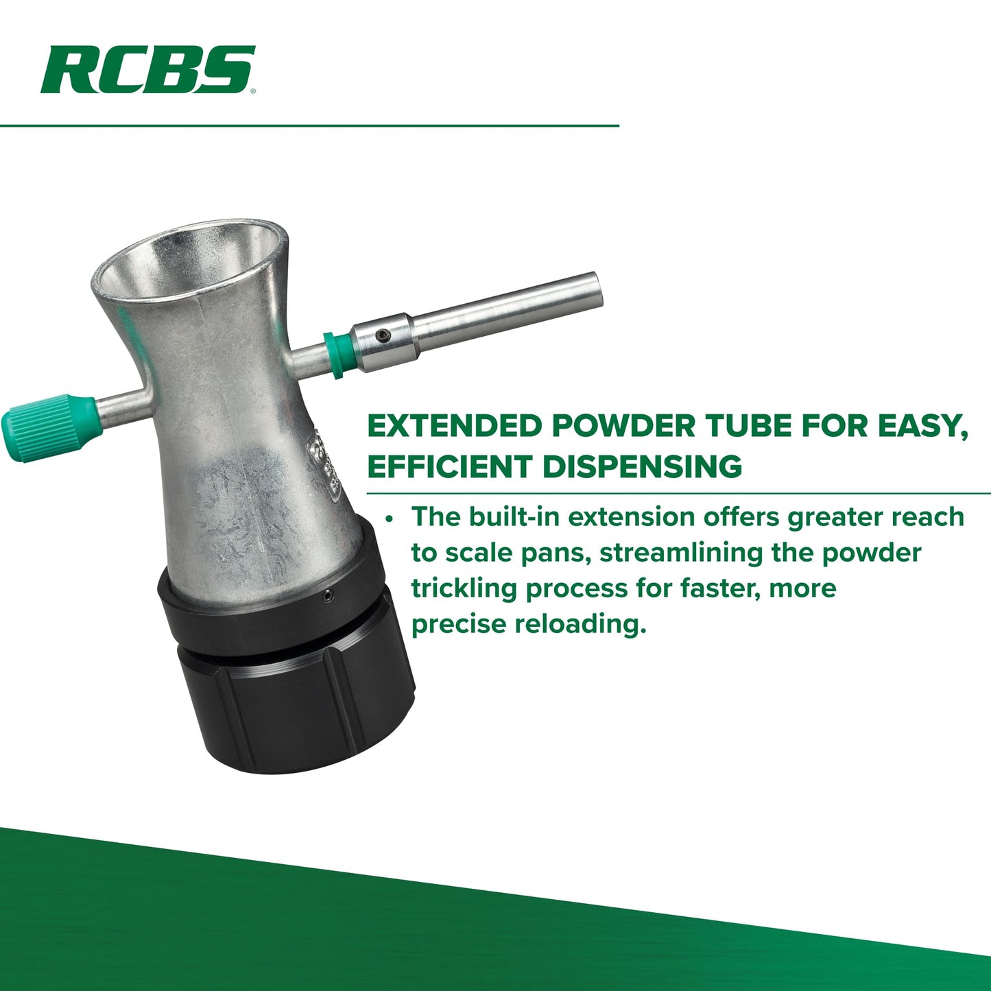 RCBS Powder Trickler - 9089 , Green