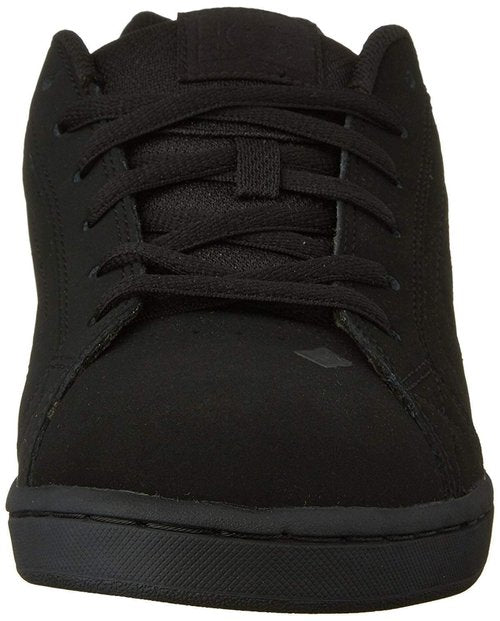 DC mens Net Skate Shoe, Black/Black/Black, 9.5 US