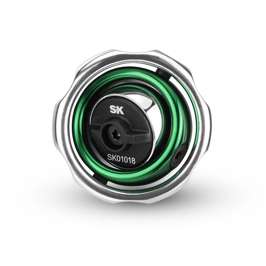 SK 1/4" Drive Gimbal Ratchet, 72 Tooth Gimbal Palm Ratchet, with Reversible Lever, Ideal for Tight Space