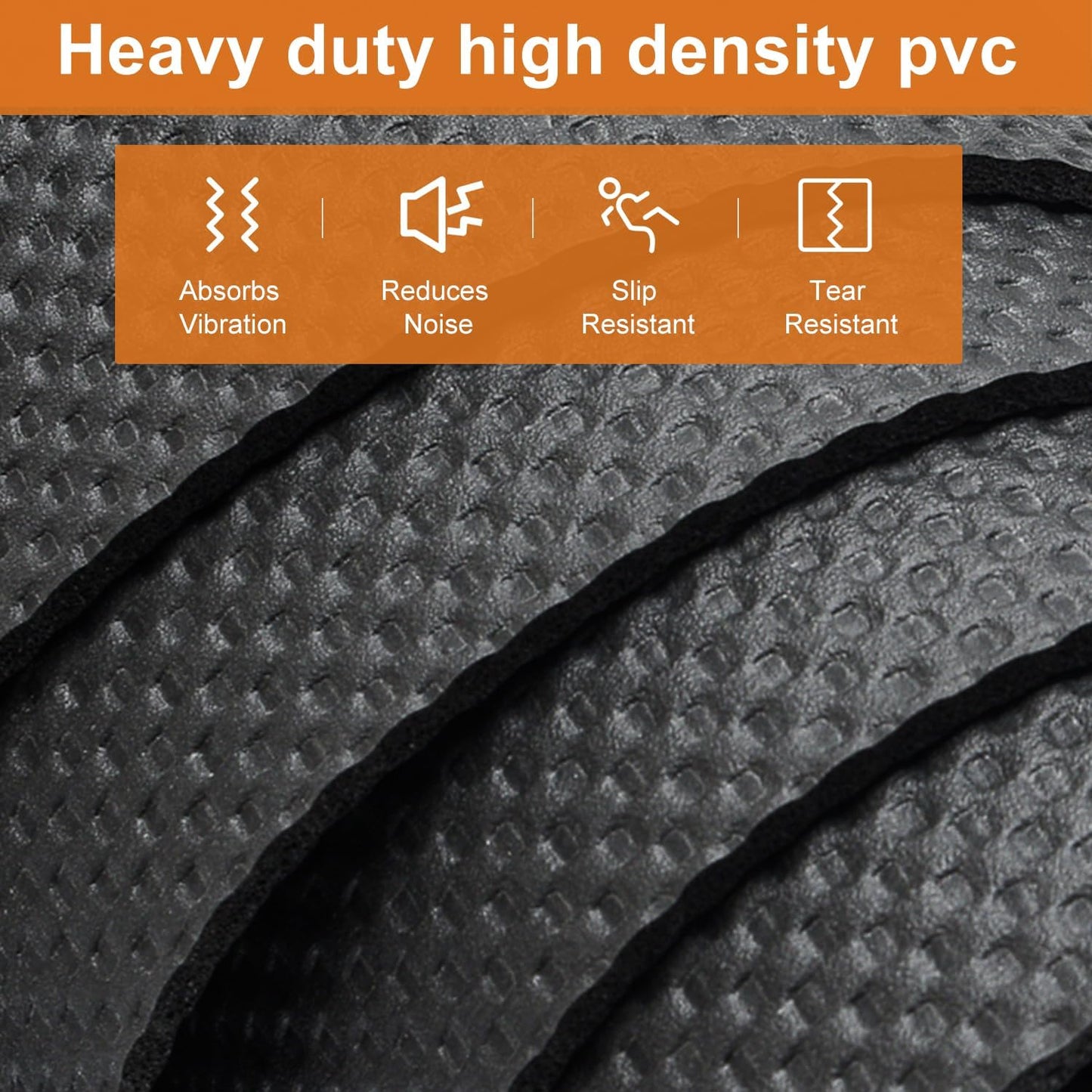 Skiennix Treadmill Mat - Noise-Reducing Exercise Equipment Mat for Carpet & Hardwood Floors