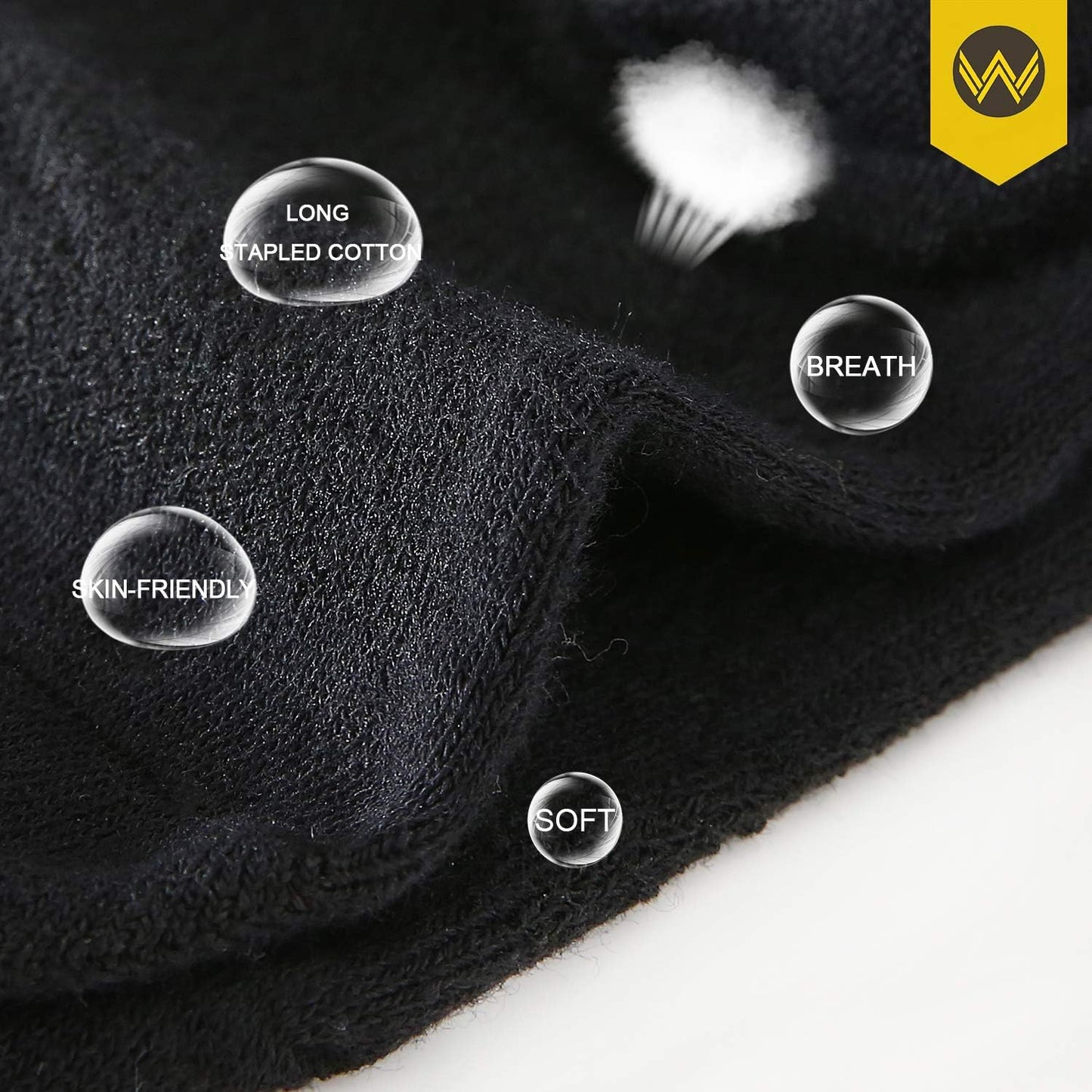 WANDER No Show Socks - 10 Pairs of Cotton Non-Slip Low Cut Invisible Loafer Socks for Men & Women | Sizes 6-14