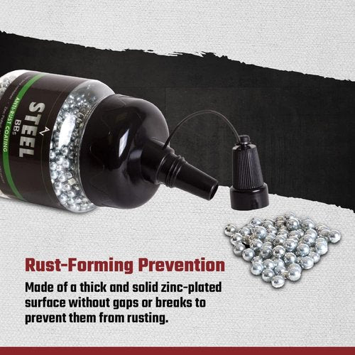Air Venturi Steel BBS - 177 Caliber Zinc-Plated Pellets | 5.1 Grains | 2,500 Count