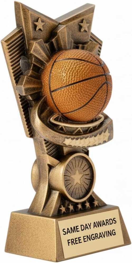 Champion V Sports Trophy - Custom Engraved 6-Inch Award for Youth & Adult Sports Teams | Perfect for Tournaments & MVPs