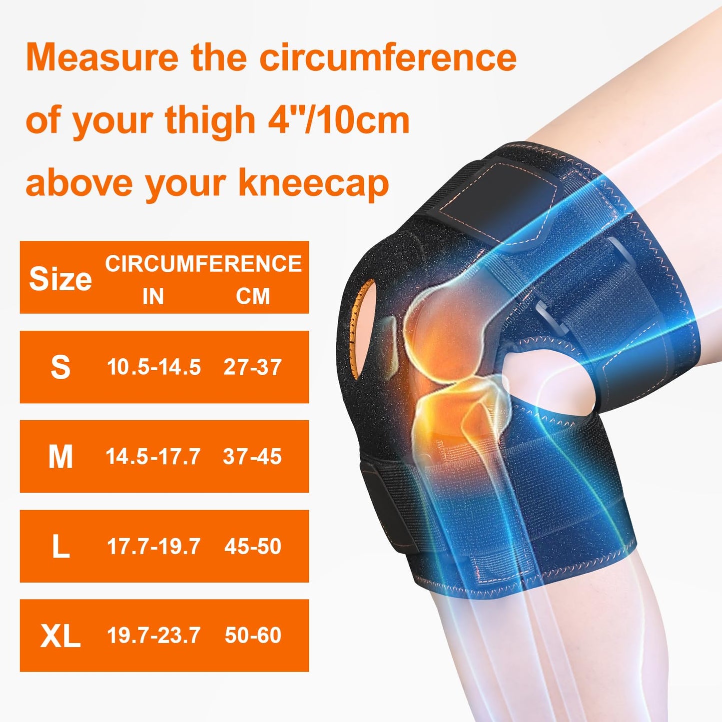CHIYAN Hinged Knee Brace with Side Stabilizers for Men Women, Metal Hinge Knee Support for Meniscus Tear Arthritis Pain Relief, ACL, PCL, MCL