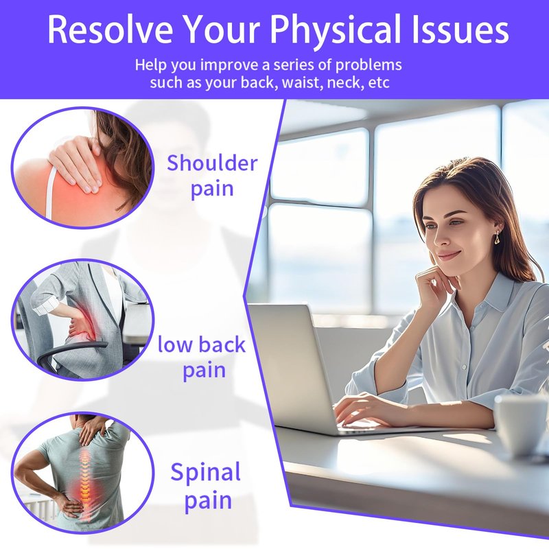 Tuanziya Posture Corrector for Women and Men,Adjustable Full Back Support,FSA&HSA Eligible,Improve Posture,Upper Lower Back,Neck,Shoulder Pain Relief,Scoliosis & Hunchback Support