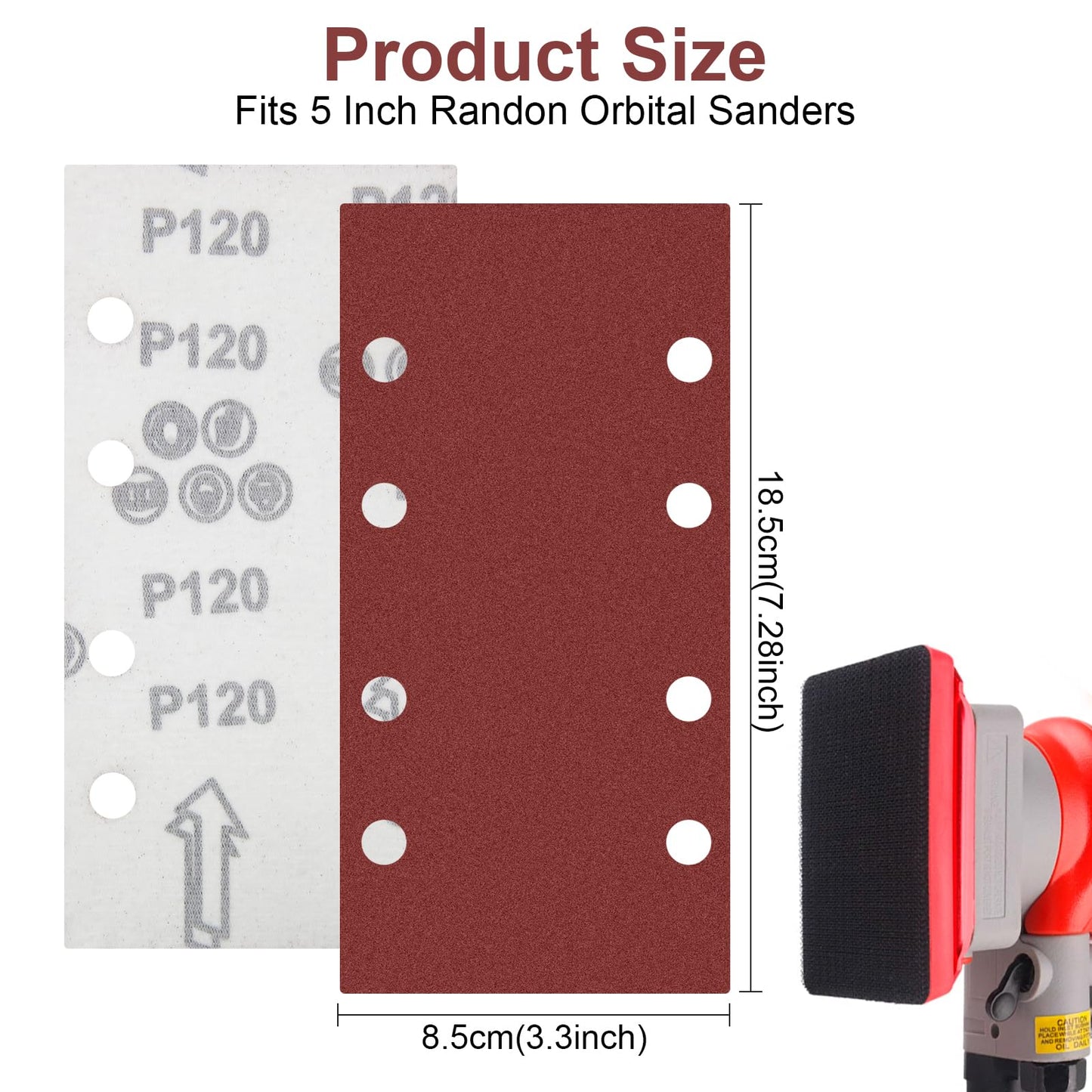 Sand Paper Sheets 40 PCS, 8 Holes Hook & Loop Sandpaper Sanding Sheet Assorted for 1/3 Sheet Sander, 60/80/120/180/320/600/800/1000 Grits Sandpaper for Wood Metal Crafts Plaster and Other Surfaces