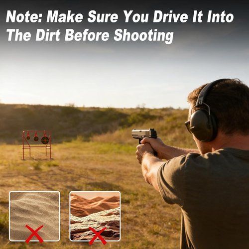 BB Gun Targets - 15-Pack Portable Spinning Targets for Outdoor Shooting | Ideal Birthday Gift for Kids
