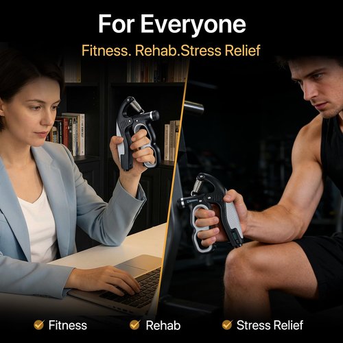 Adjustable Hand Grip Strengthener with Electronic Counter, 22-330 LBS Grip Strength Trainer for Forearm, Wrist & Finger Training, Hand Gripper for Strength Building, Home Workout & Physical Therapy