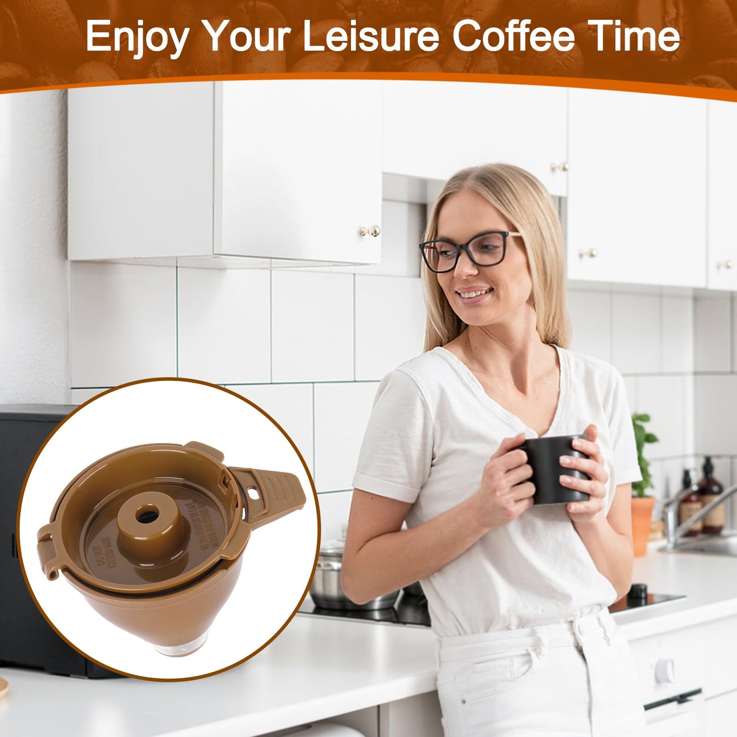 2-Pack Single Serve Brew Basket for Hamilton Beach Coffee Filter Replacement Models 49957 49974 49976 49979 49957 49954 49947 49940 49950 49966 49968 Reusable Hamilton Beach Single Serve