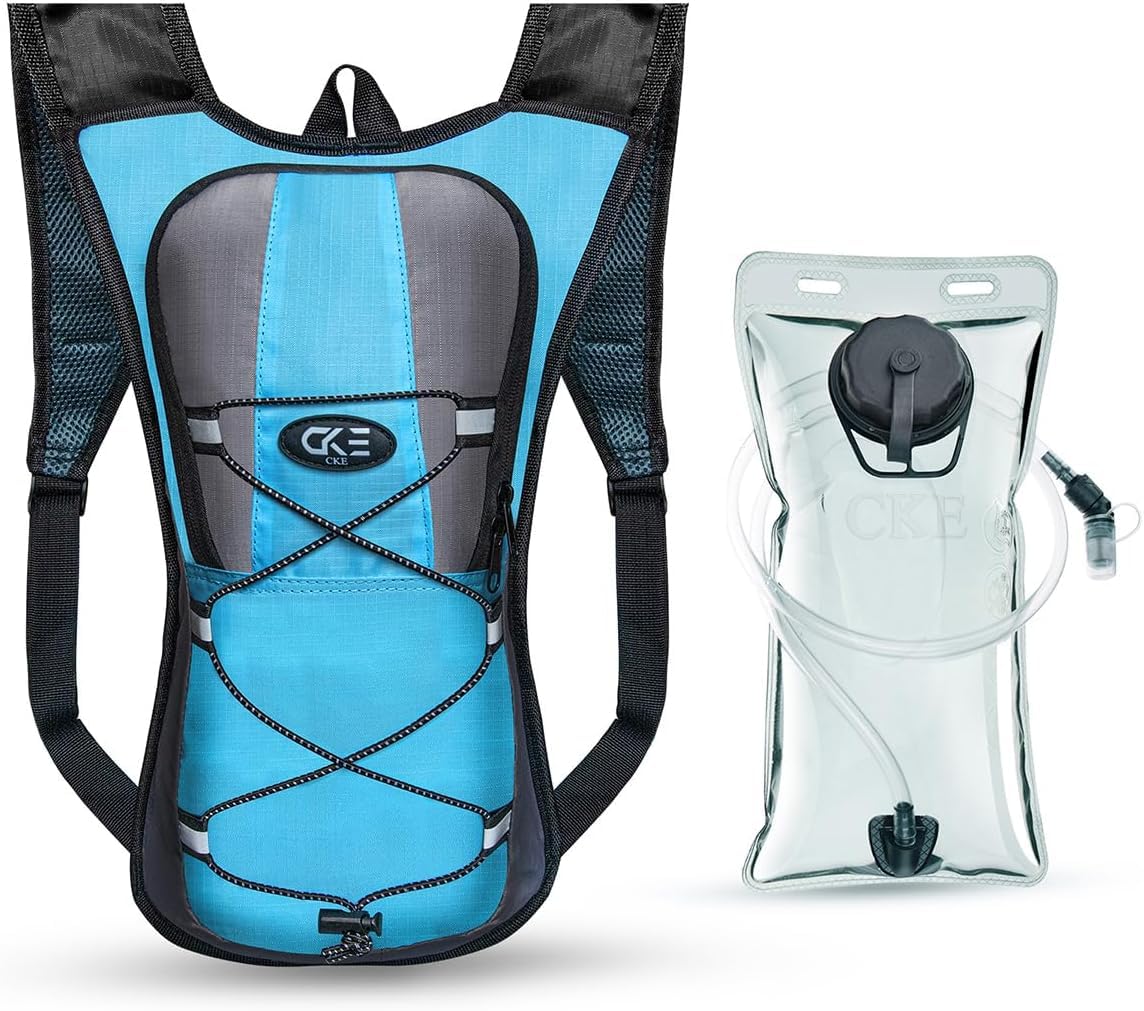 Hydration Backpack Hydration Pack Water Backpack with 2L(70-Ounce) Hydration Bladder for Men Women Kids for Running Hiking Biking Climbing
