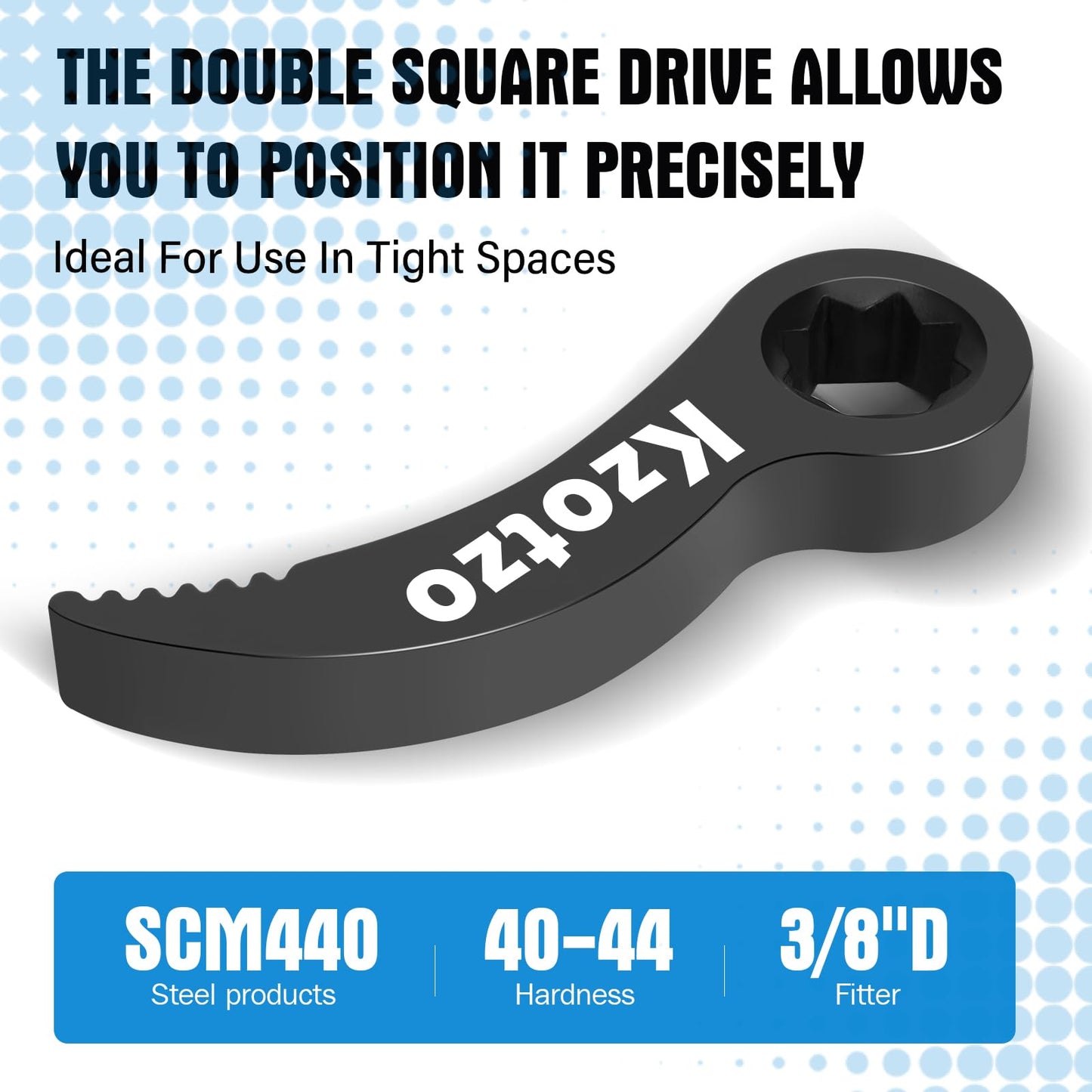 pry bar wrench adapter，Half Shaft Removal Car Repairing Tools ，Half Shaft Removal Tool ，2025 Upgraded version1/2"pry bar wrench adaptor head，high quality Crowbar Adapter