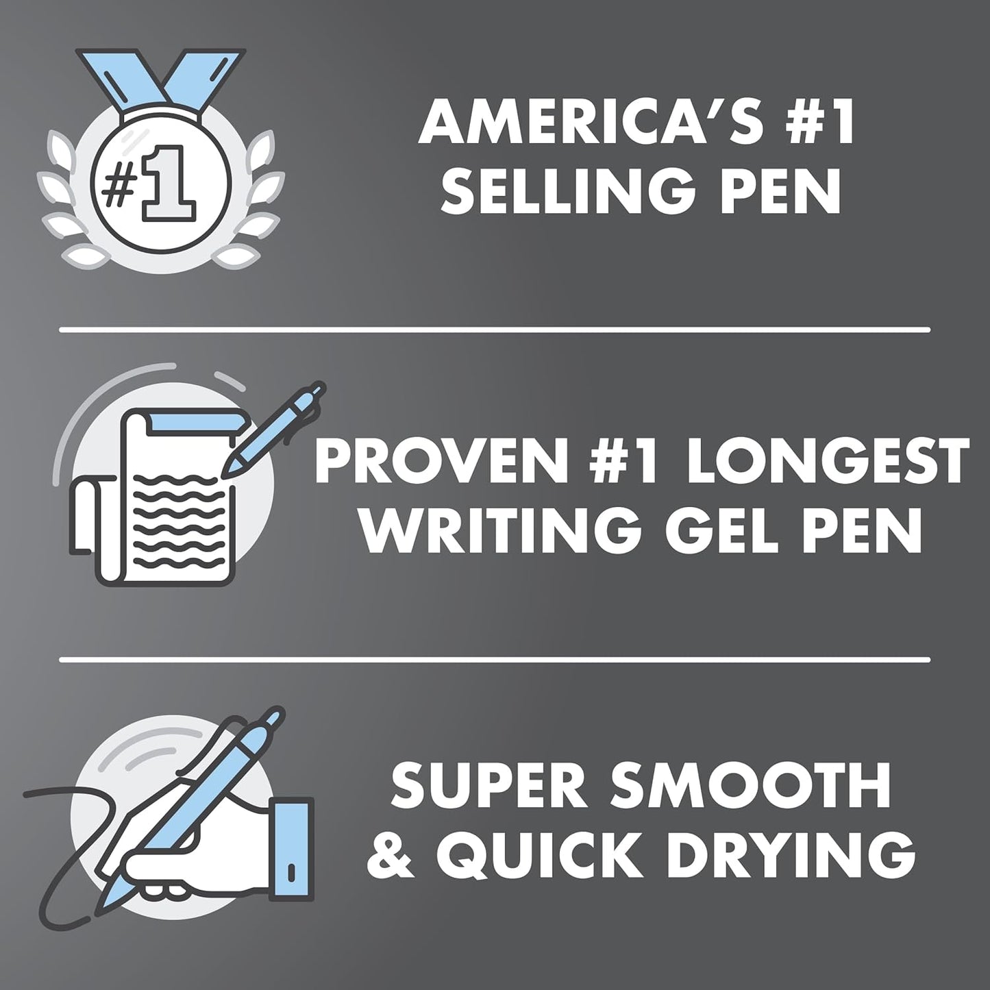 PILOT G2 Premium Gel Pens - Refillable & Retractable, Fine Point Black Ink - 12 Count Pack