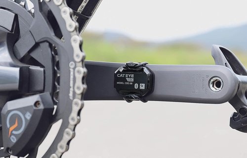 CATEYE Magnetless Speed/Cadence Sensor - Waterproof Wireless Bluetooth ANT+ RPM Sensor for Bikes | Compatible with Rouvy, Zwift, Peloton, Wahoo