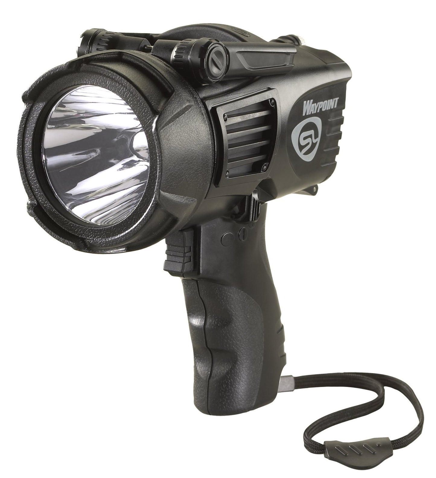 Streamlight 44902 WayPoint 500-Lumen 100,000-Candela Handheld LED Spotlight for Outdoor, Marine, and Emergency Use, Easy-Open Box, Black