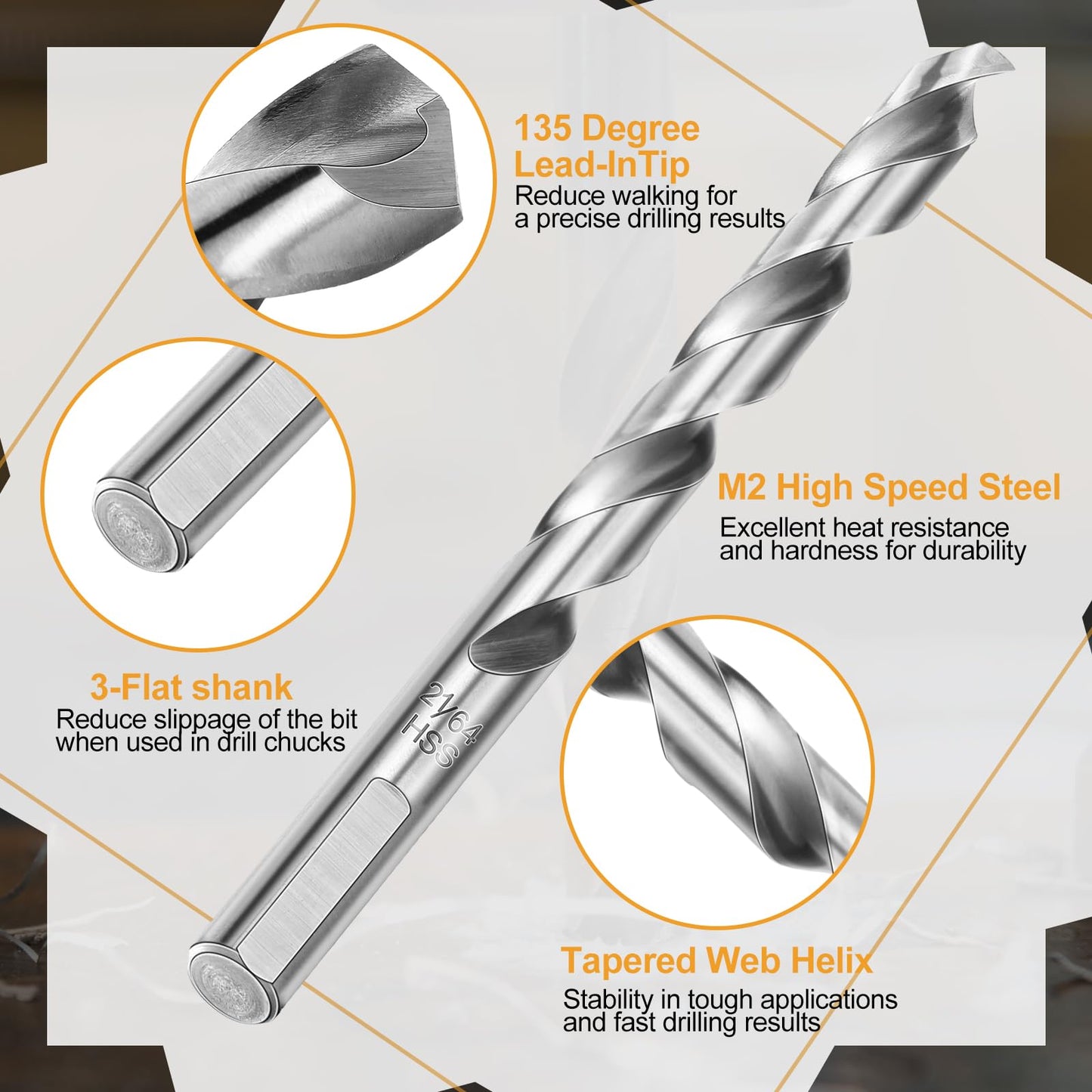 MorningRo 1/8-27 Npt Tap 21/64 Drill Bit, M2(6542) High Speed Steel Tap and Drill Bit Sets for Accurate Threads, Assorted Plumbers Mechanics DIY Thread Cutting Tools