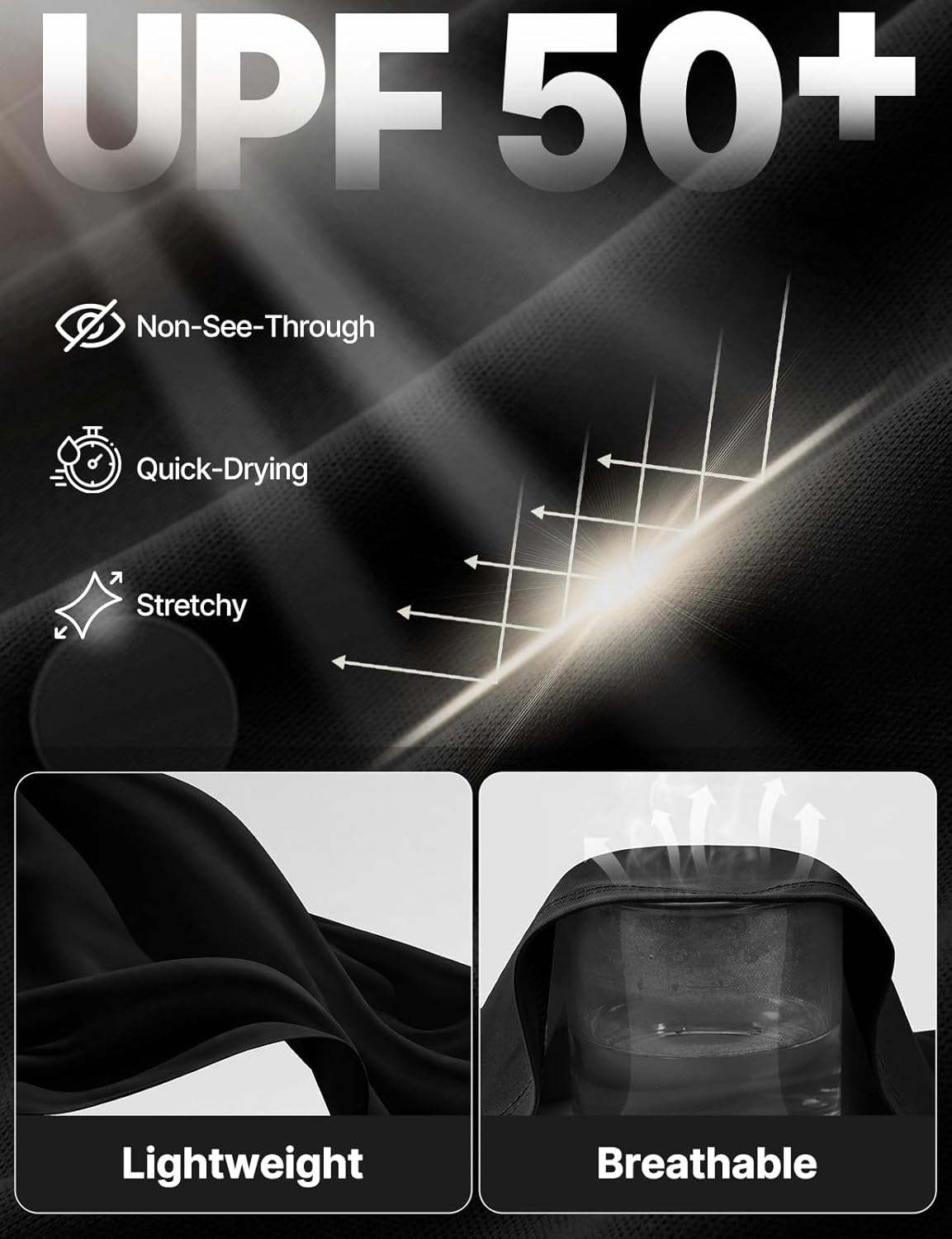 Baleaf Women's Athletic Tank Top - Breathable UPF 50+ Workout Tee | Lightweight & Loose Fit