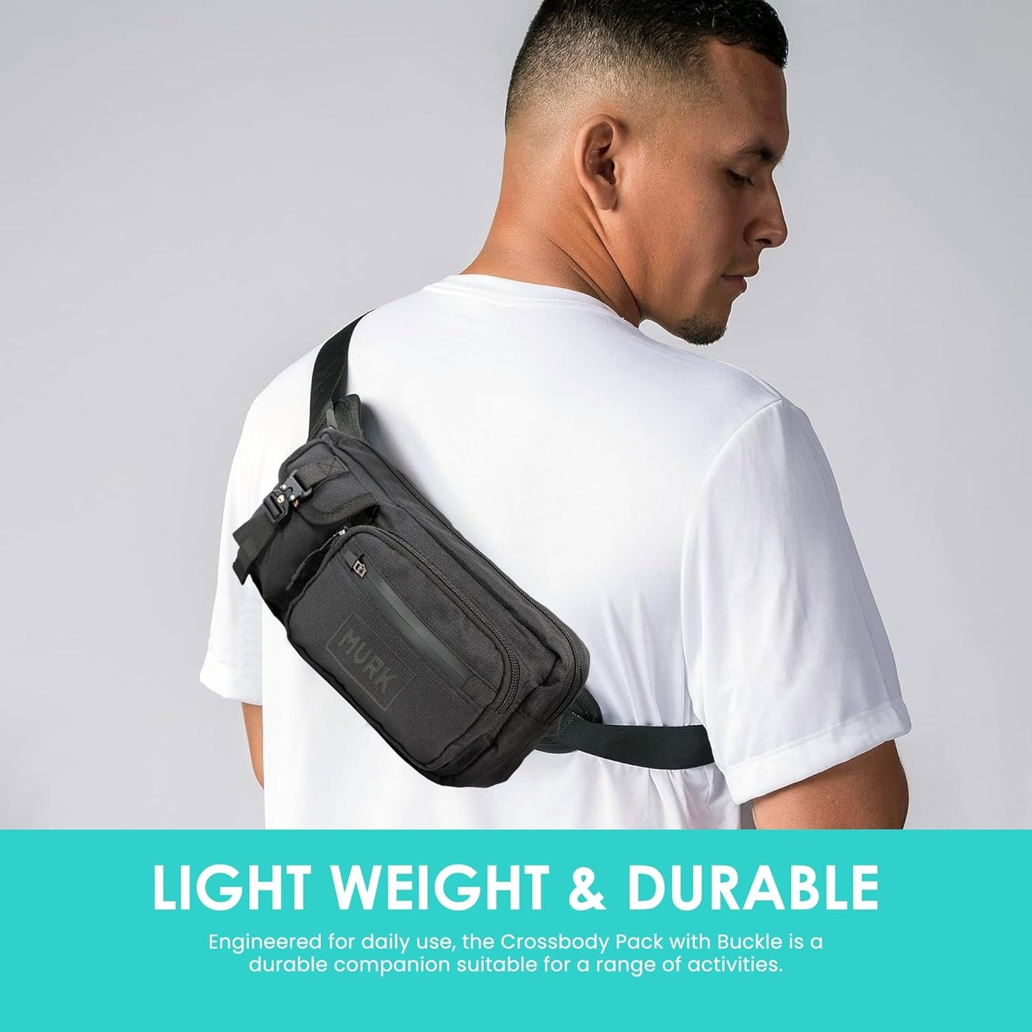 MVRK Crossbody Bag - Durable Minimalist Design for Everyday Adventures | Ideal for EDC, Hiking & More