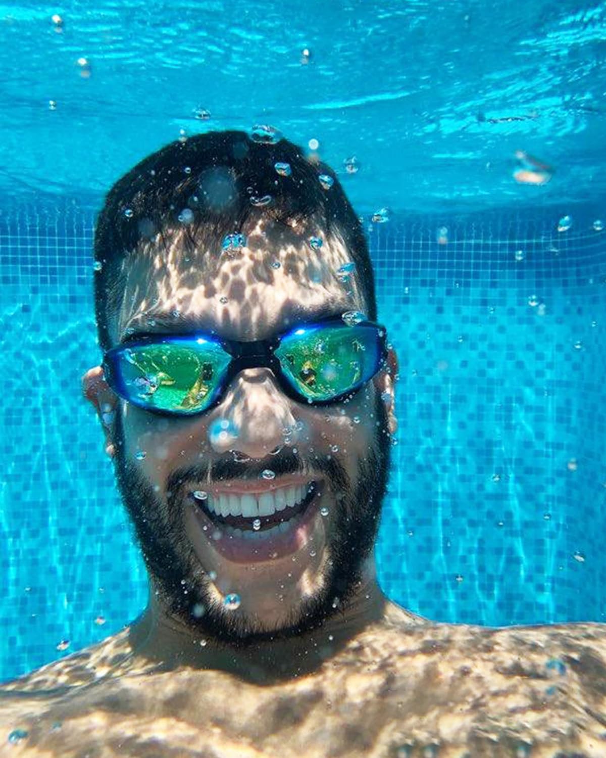 Aegend Swim Goggles, 2 Pack Swimming Goggles No Leaking Adult Men Women, Aqua & Double Aqua