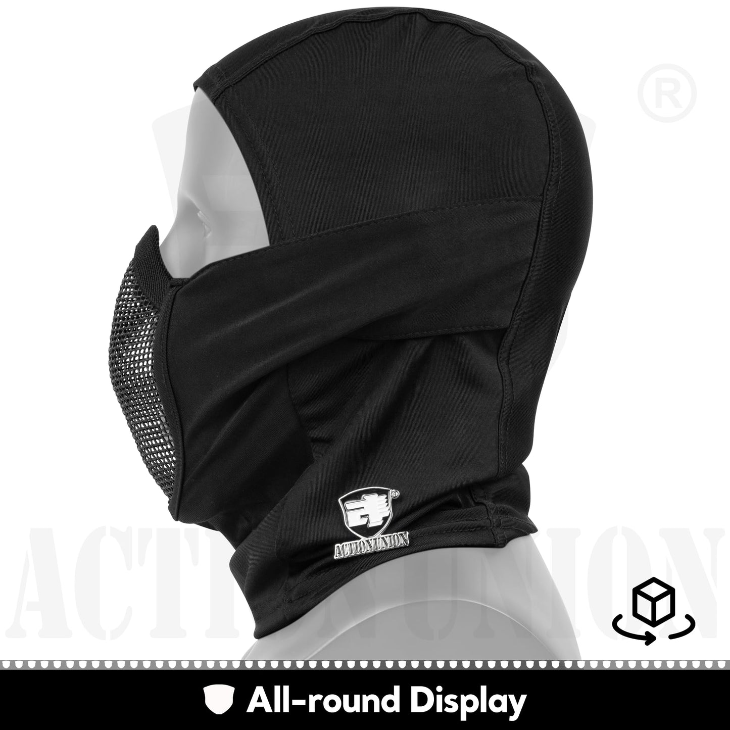 ACTIONUNION Tactical Airsoft Balaclava Mesh Mask Set (CP)