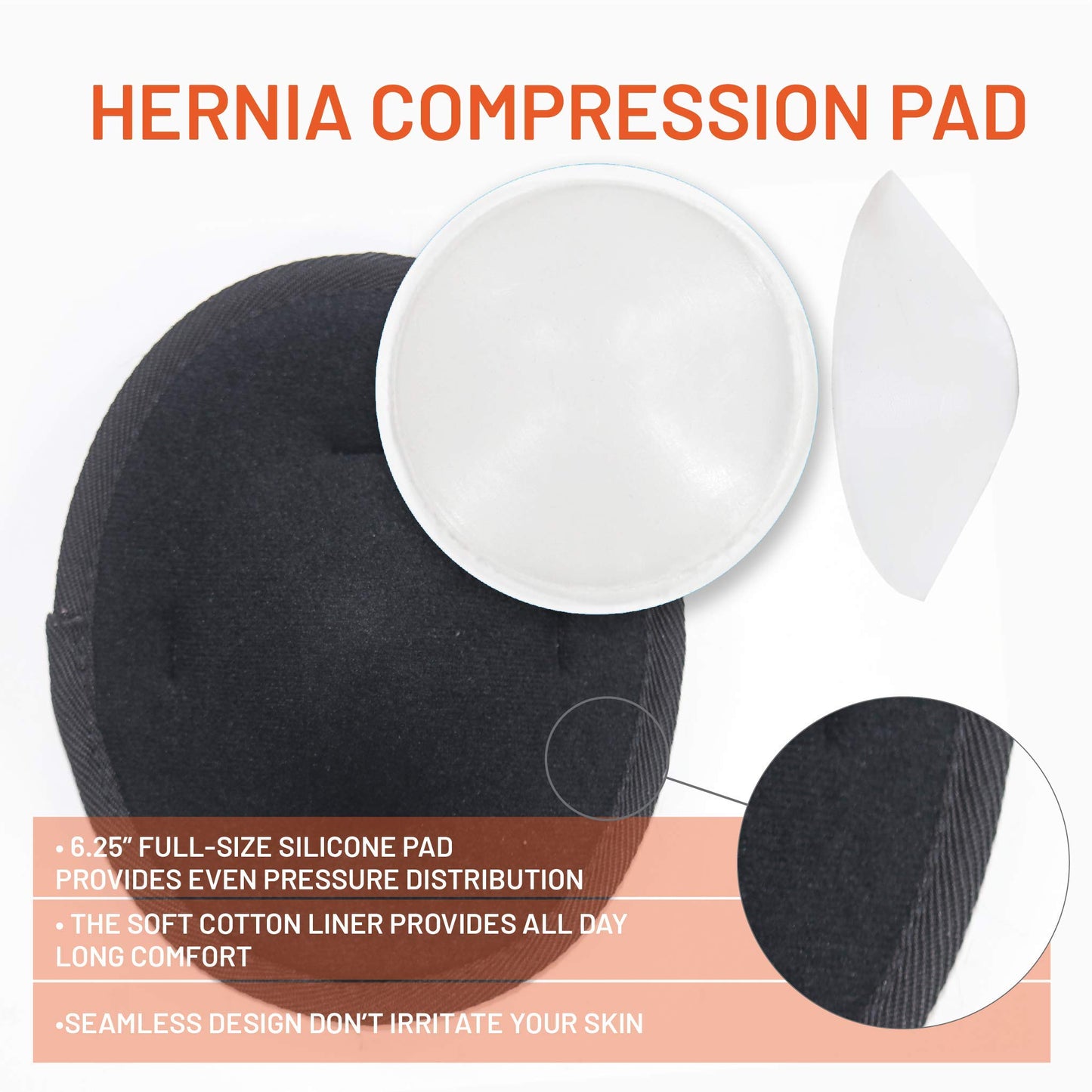 Everyday Medical Plus Size Umbilical Hernia Belt for Women | Hernia Binder for Men | Navel, Ventral & Incisional | Abdominal Support | XXL/2XL