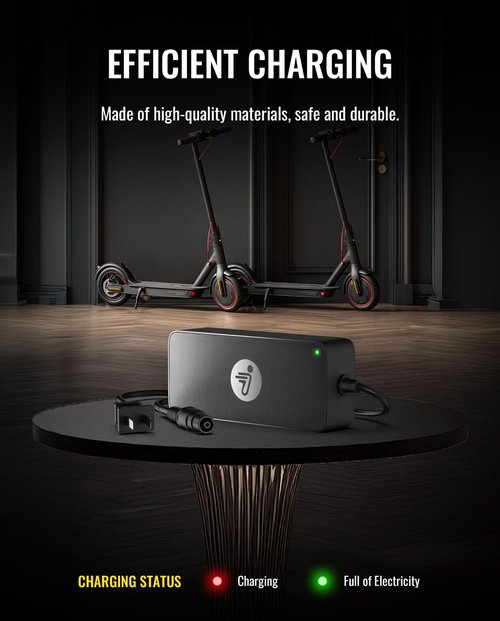 Original Ultra-Fast 210W 53.6V 3.9A Charger for Segway Ninebot MAX G3, F3, F3 Pro, GT3, ZT3 Pro, Power Supply Adapter for 48V Lithium Battery, UL Certified & 7-Safety Protection