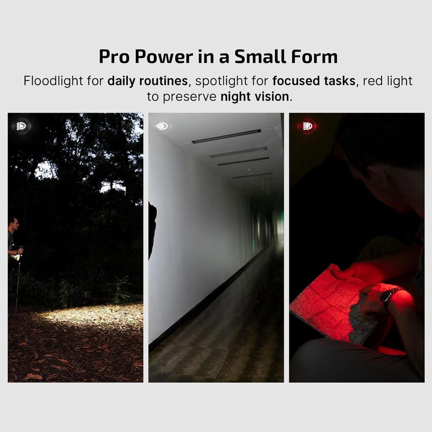 OLIGHT Oclip Pro Rechargeable EDC Flashlight - 500 Lumens, Magnetic Clip-On Light for Outdoor & Indoor Use
