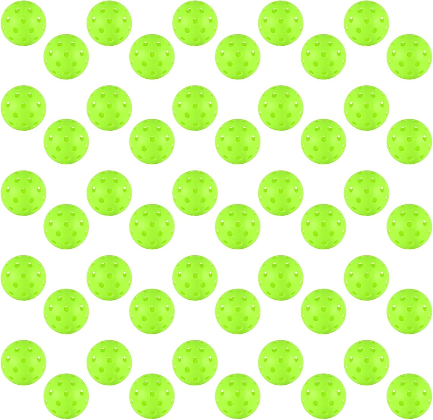 Skiennix Pickleball Balls - 40 Hole Precision Drilled Set for Indoor & Outdoor Play | 12 Pack