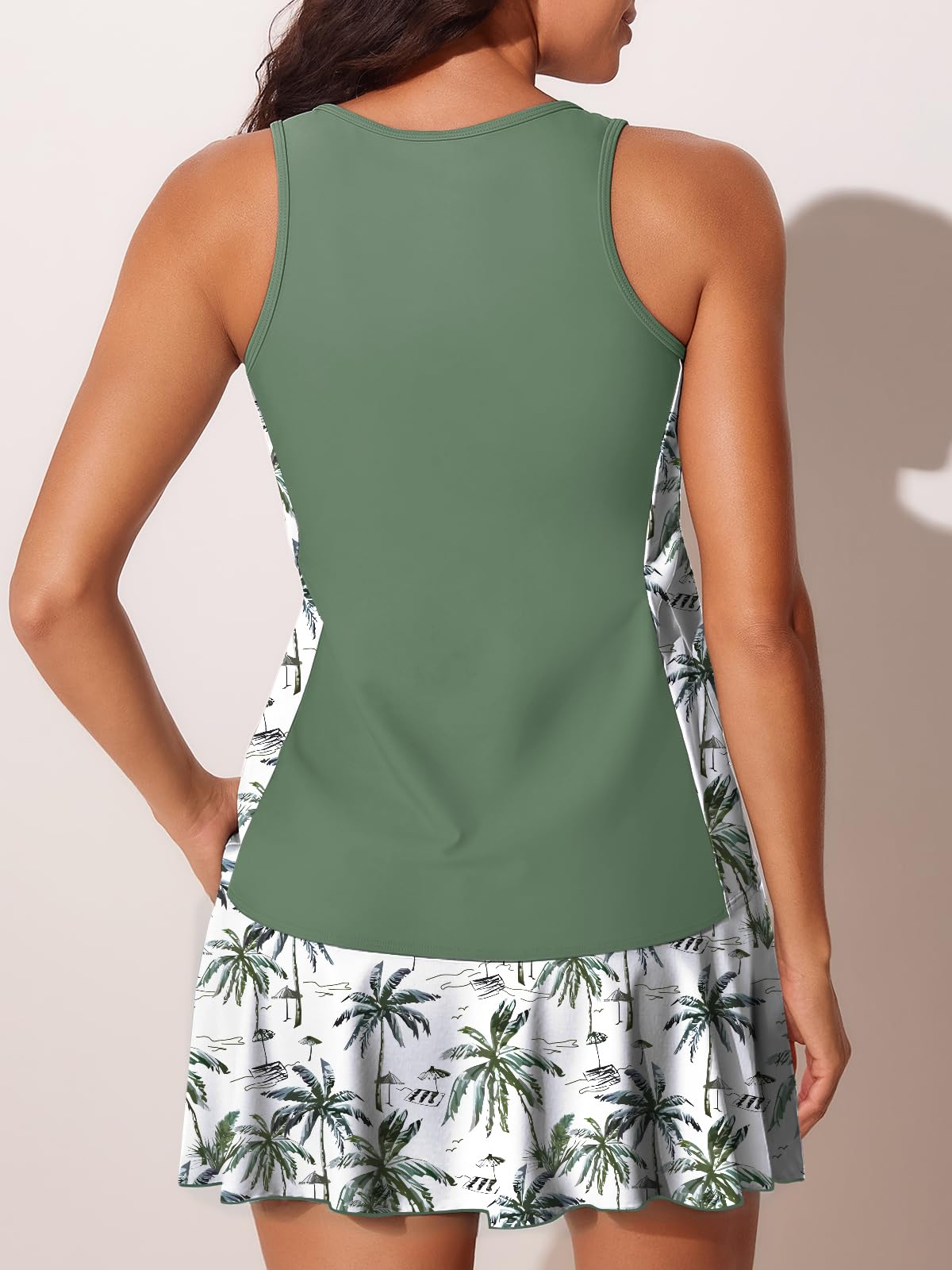 Summer Mae Modest Tankini Swimsuits for Women Tummy Coverage Bathing, 10
