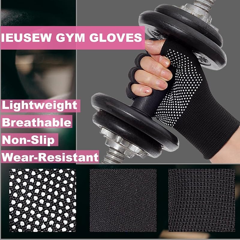 Weight Lifting Gloves for Women - Breathable Workout Gloves