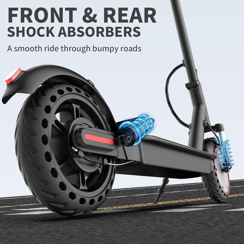 **Skiennix Electric Scooter - Powerful 350W-500W Motor, 10-21 MPH Speed, 10-28 Miles Range, Lightweight Design**