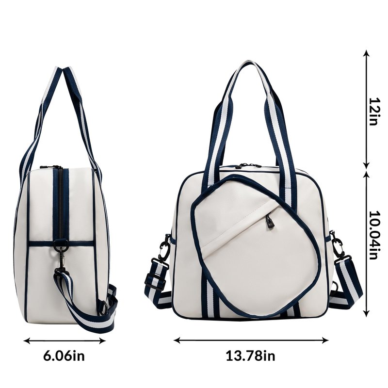 Pickleball Bag, Pickleball Backpack for Women and Men,Pickleball Paddle Tote Bag Large Capacity,Hand Shoulder Gym Bag with Pickleball Racquet/Paddle Holder