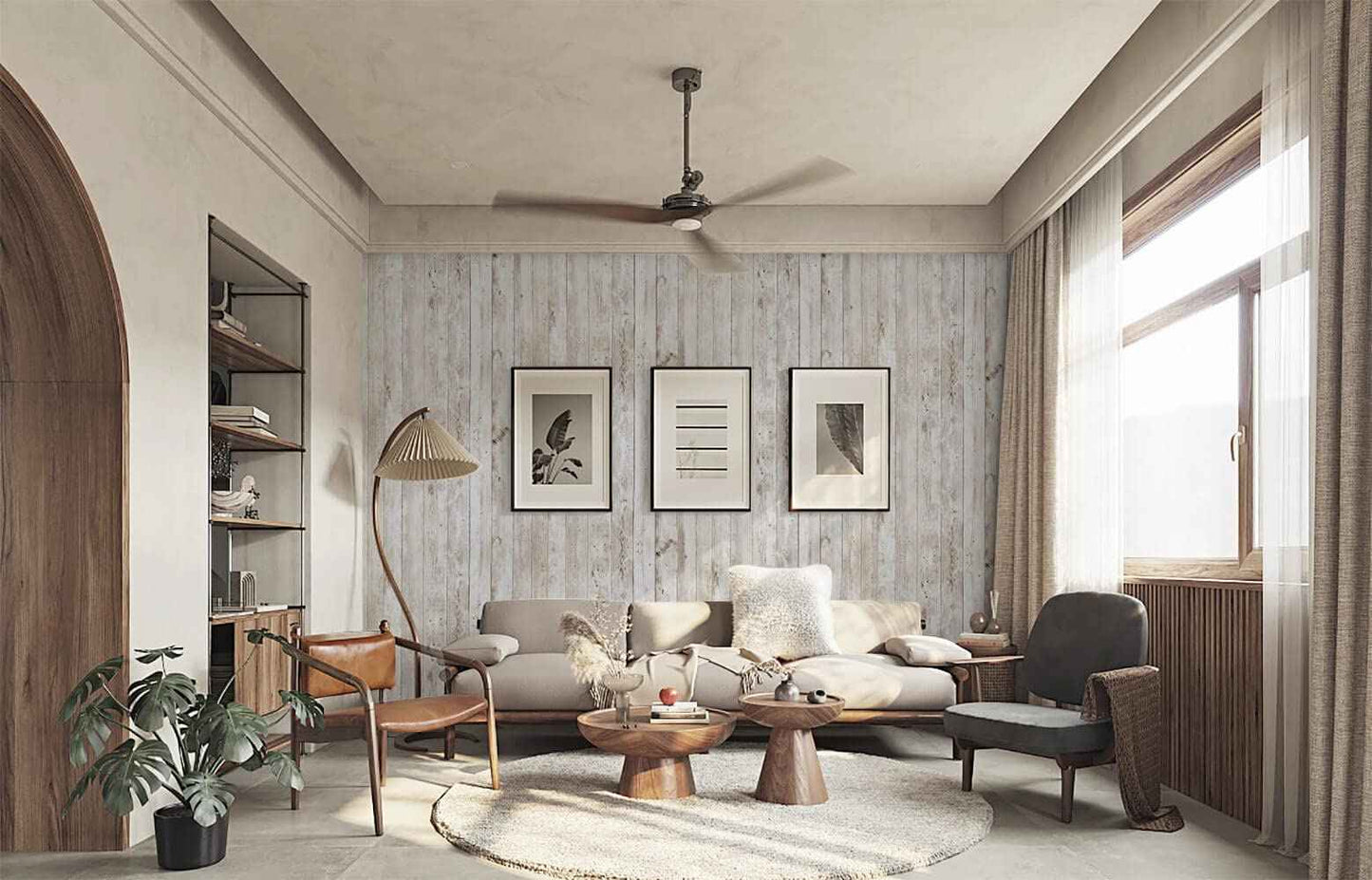 Heroad Contact Paper Peel and Stick Wallpaper Wood Grain Contact Paper for Cabinets Countertop Waterproof Removable Wallpaper Self Adhesive Decorative Shiplap Papel Tapiz para Pared 11.8''x276''