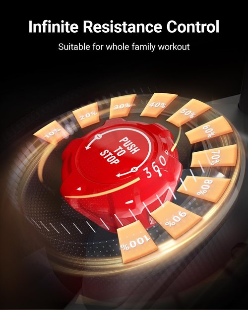 HARISON Exercise Bike - Magnetic Stationary Indoor Cycling with Adjustable Resistance & APP Connectivity | 380lb Capacity