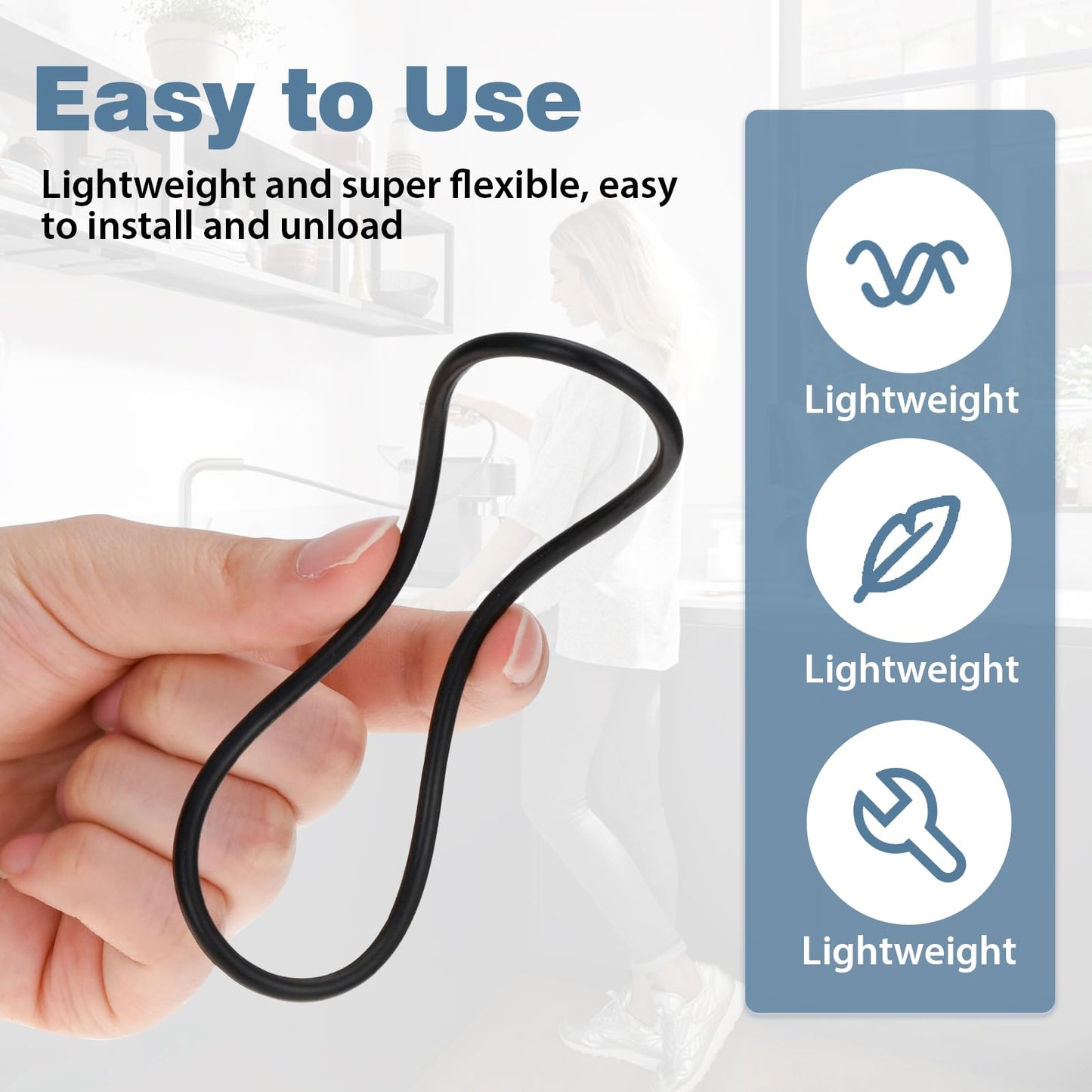 O-Ring for APEC, 6 Pack Water Filter Replacement for ROES-50 3.5" OD Reverse Osmosis Water Filter Housings