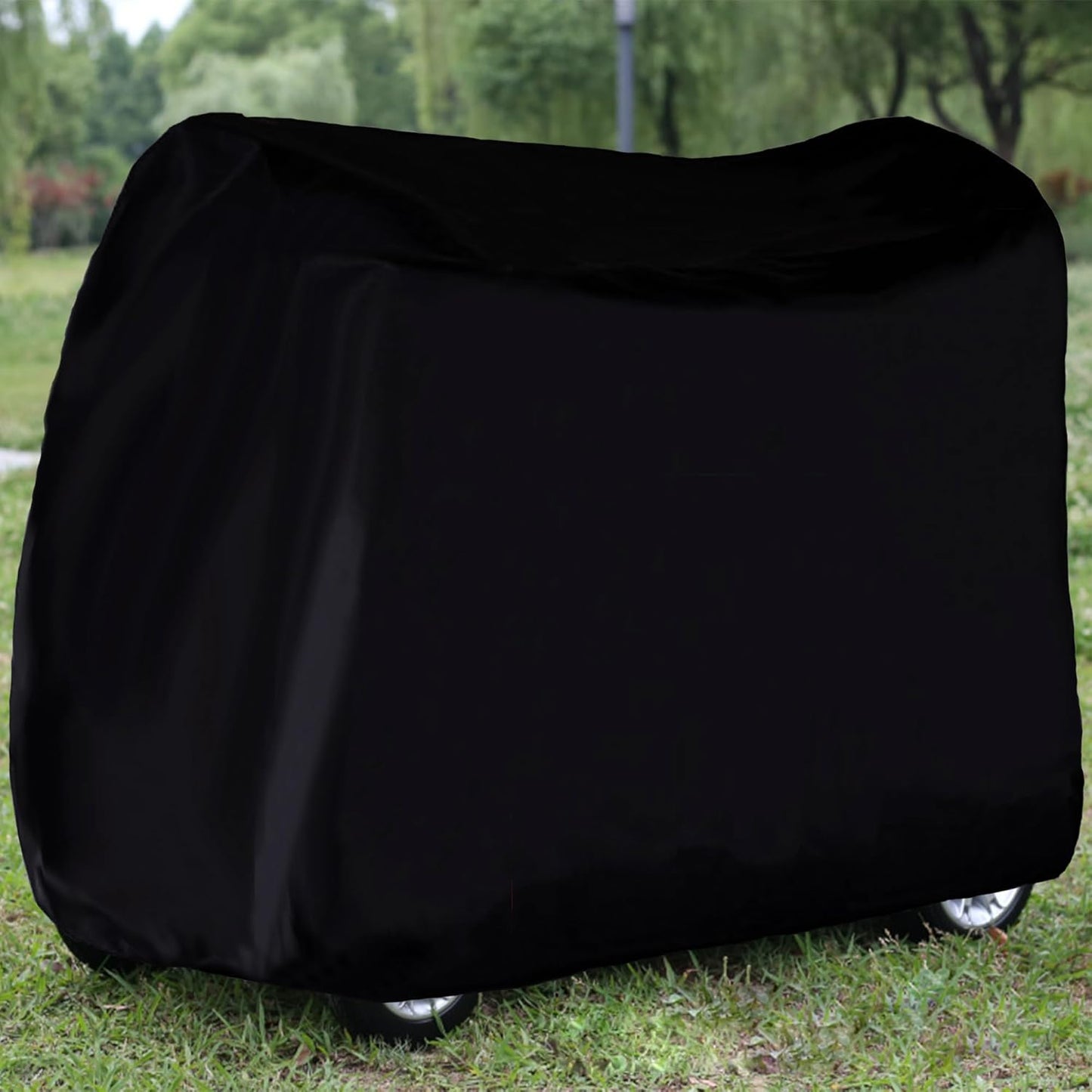 Sqodok Mobility Scooter Storage Cover, 420D Waterproof Wheelchair Cover for Storage, Mobility Scooter Accessories for All-Weather Outdoor Protection Dust Cover, 55" x 26" x 36"