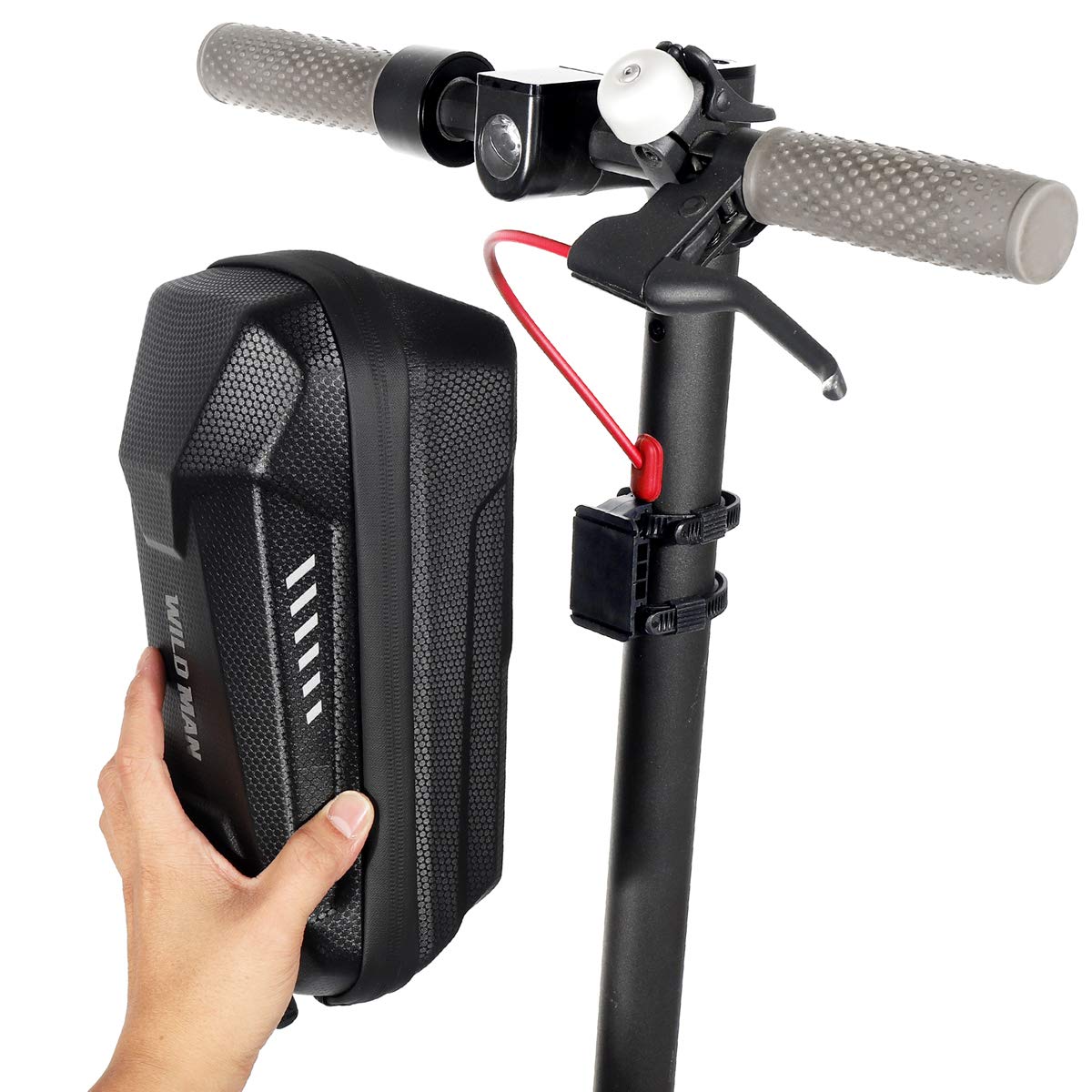 WILD MAN Rainproof Quick release Scooter Storage Bag for Kick Scooters Folding Bike Self Balancing Scooters (ES8X,2L)