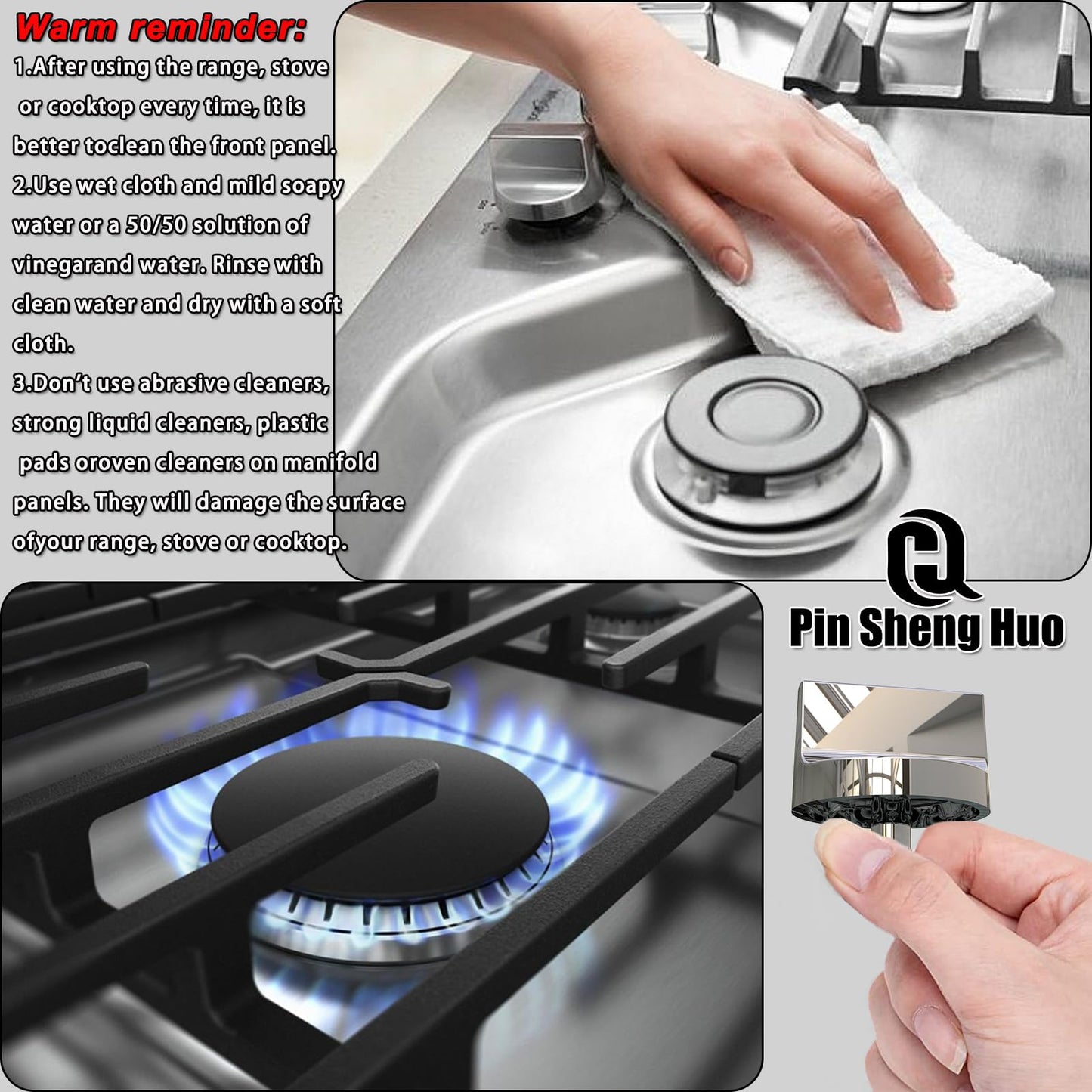 Upgraded W11366438 Whirlpool Replacement knobs.Gas Range Stove Control knobs Replacements.Gas cooktop Burner Parts.Electric Universal Stove Parts.Compatible for Whirlpool Stove Oven W11084623(1PCS)
