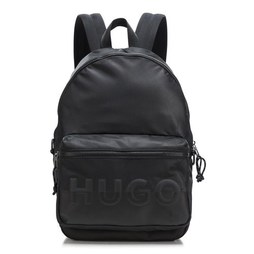 HUGO, Shade Logo Backpack, black gloss, PCE.