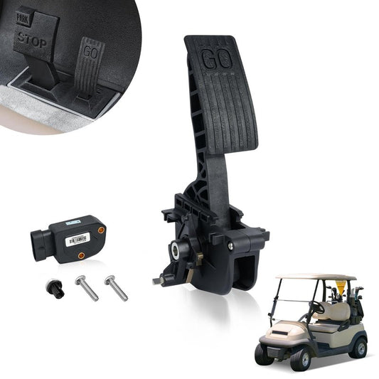 CartClan Golf Cart 2nd Gen Accelerator Pedal Assembly with Throttle Sensor Kit Suitable for 2010-Up Club Car Precedent/Tempo/Onward Gas Golf Carts, OEM# 102595502