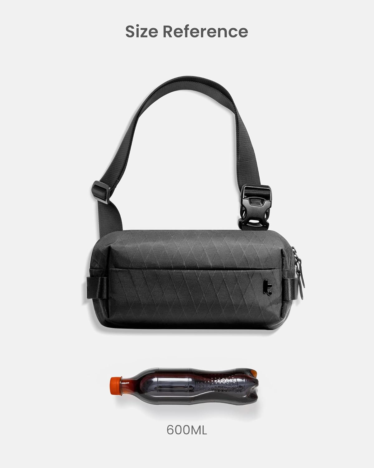 tomtoc Compact EDC Sling Bag - Versatile Crossbody Chest Pack for Men & Women | 3L-10L, X-Pac/Recycled Polyester
