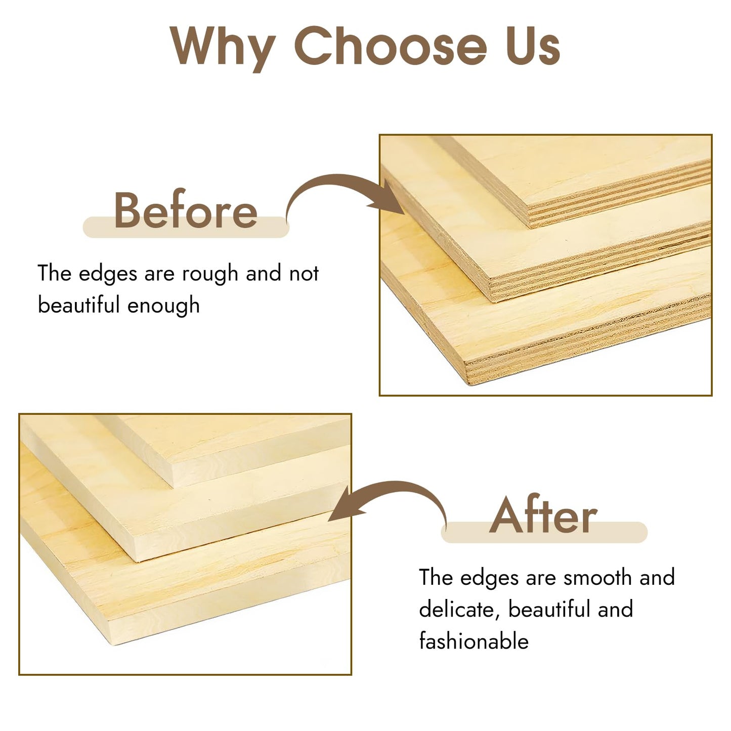 BEVTEE Birch Edge Banding, 7/8 Inch x 50 ft Wood Veneer Roll Pre-glued, Flexible Birch Iron-on Veneer Edge Band for Plywood & Furniture Edging, Natural Wood Color for DIY & Professional Projects