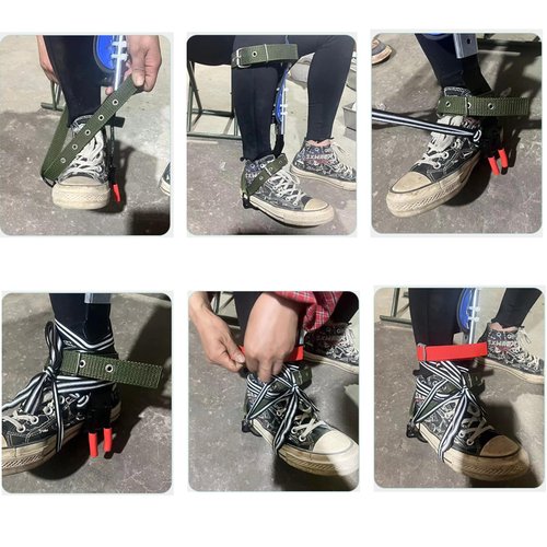 Lydnvjx Tree Climbing Gear, Tree Climbing Spikes, Arborist Equipment for Climbers, Hunting, Fruit Picking Tree Climbing Equipment