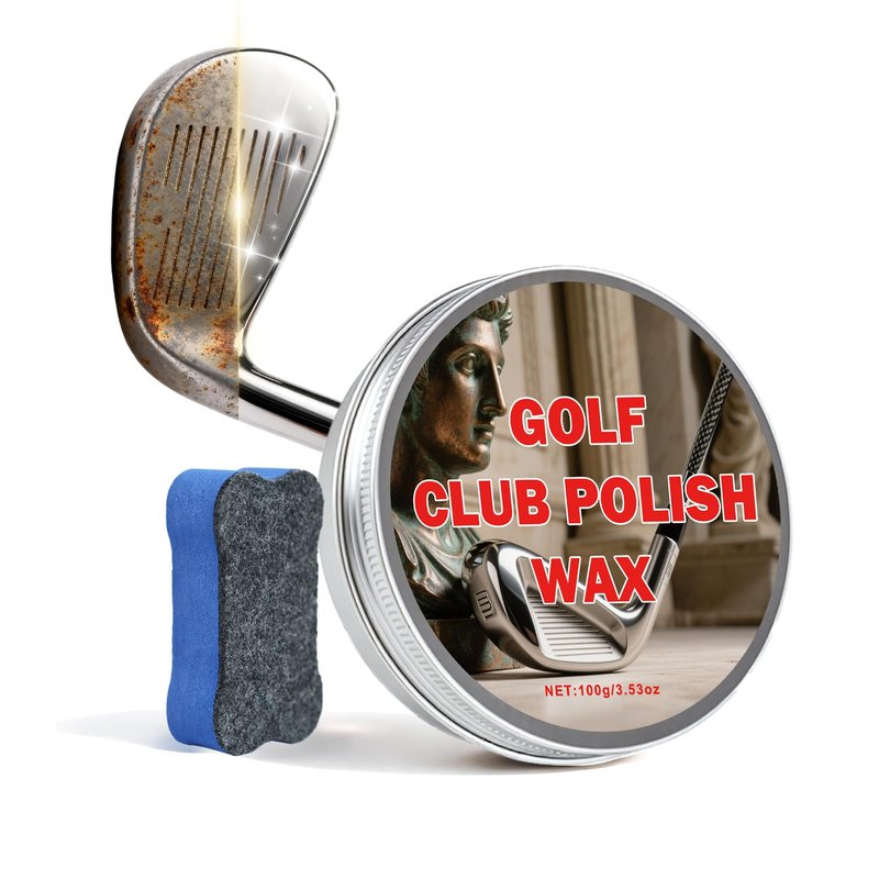 Golf Club Polishing Kit - Professional Golf Club Cleaner and Scratch Remover - Advanced Rust Remover for Irons&Putters - Restores Mirror Finish - All-in-One Golf Accessories Maintenance Gift Set