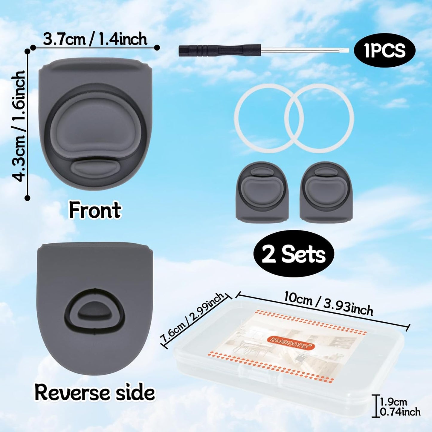 Owala | Replacement Lid Rubber Seal Stopper & O-Ring Gasket Set - Compatible with 24/32 oz Water Bottles