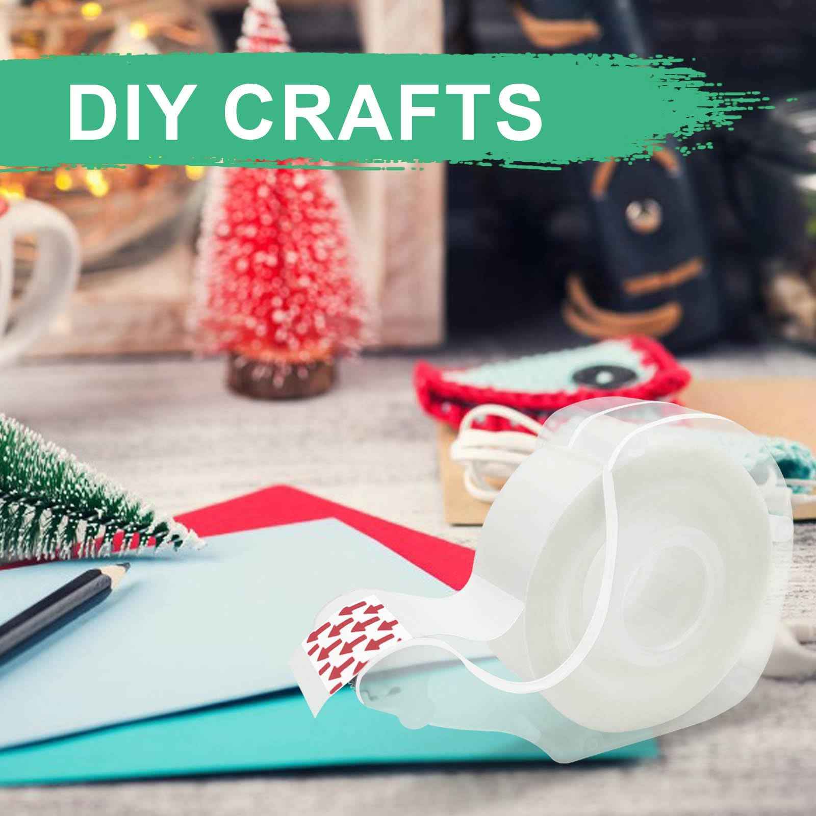 Bulk Tape clear, Invisible Tape, Matte Finish, Writable, 3/4 in x 650 in, 60 Rolls with Dispensers, Transparent Tape, Ideal for Christmas Wrapping Paper, Gift Wrap, School Supplies & Office Use