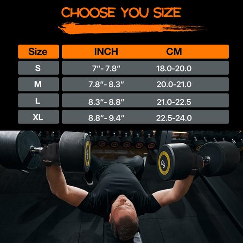 SueStar Heavy Duty Cowhide Padded Weight Lifting Gloves with Wrist Support, Full Palm Protection & Silicone Grips for Weightlifting, Deadlifts, Exercise, Black, Medium