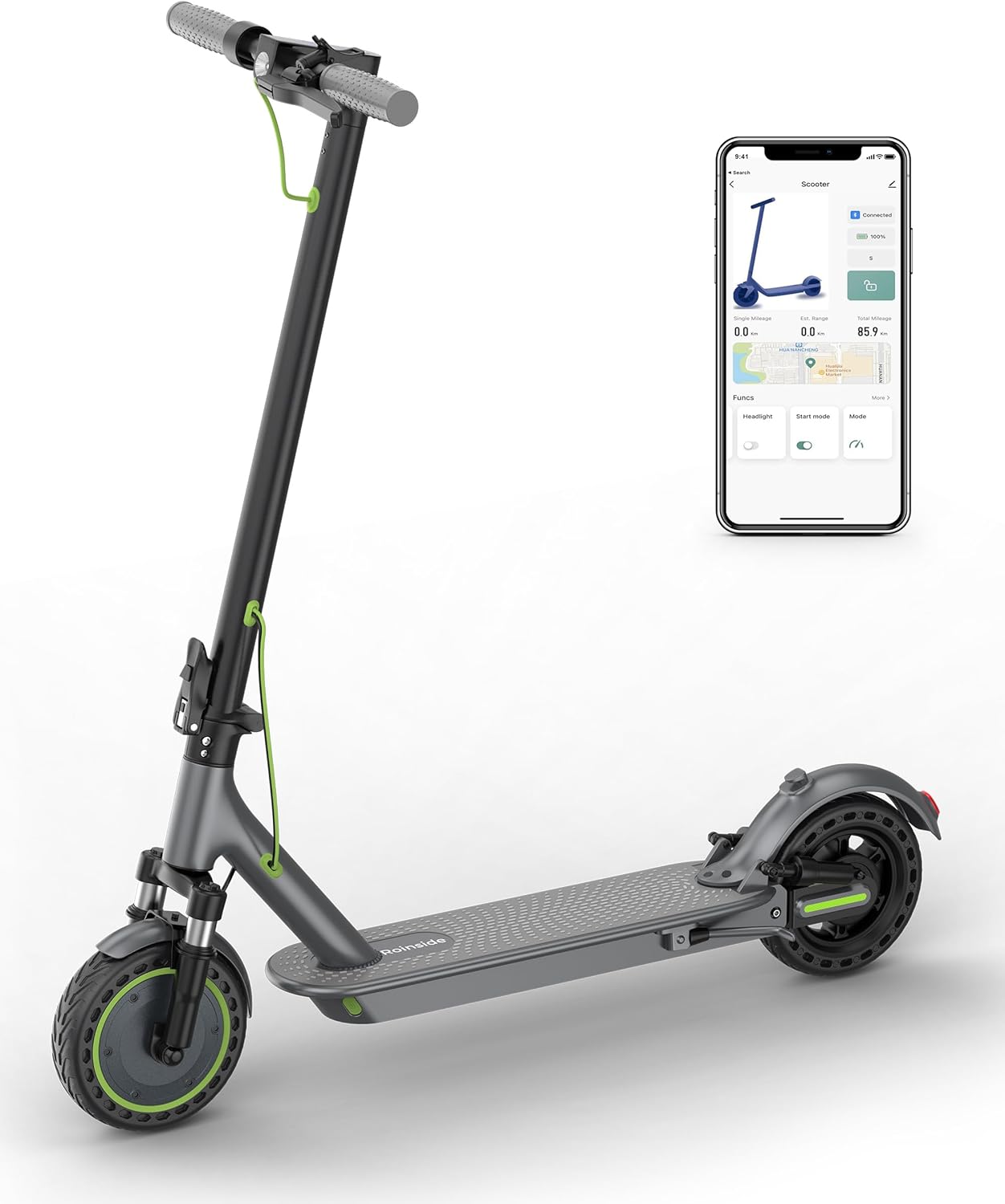 Roinside Electric Scooter - High-Speed Commuting Scooter with 350W/500W Motor & Long-Range Options